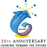 HP OpenVMS 30th Anniversary Logo
